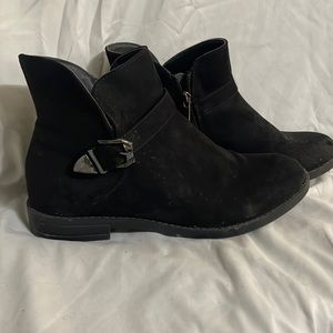 Black ankle boots